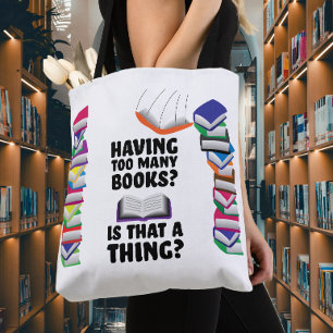 Haben Sie zu viele Bücher, das ist etwas? Tasche