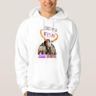 Haben Spaß mit Krampus Weihnachten Spooky Dezember Hoodie