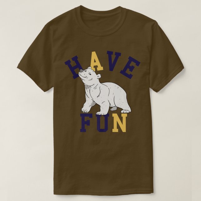 Haben Spaß Polar Bären Premium T-Shirt (Design vorne)