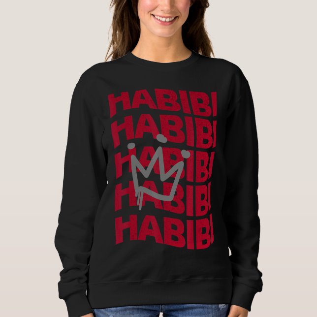 Habibi arabisch 1 sweatshirt (Vorderseite)
