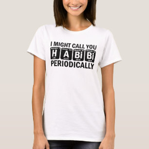 Habibi Arabisch Libanesisches Wort Meine Liebe Per T-Shirt