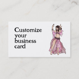 Habibi Belly Dancer Business Cards Visitenkarte