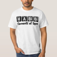 Habibi-Elemente der Liebe Periodische Tabelle Arab