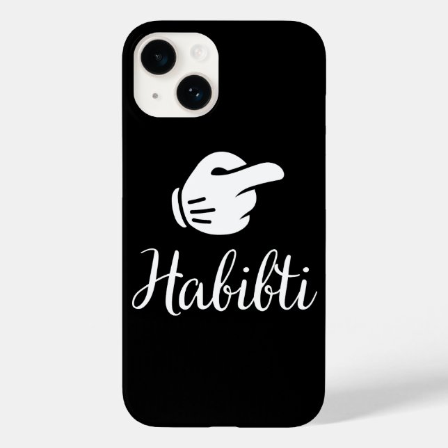 Habibi und Habibi-Arabische Paarung Case-Mate iPhone 14 Hülle (Rückseite)