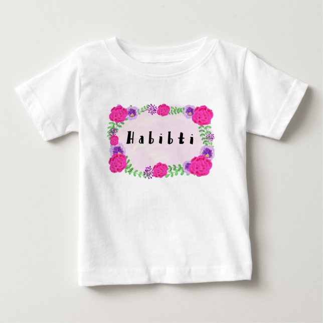 Habibti Habibi Arabic Tshirt für Kinder (Vorderseite)