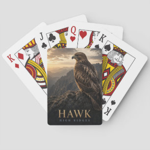 Habicht Hochrücken Wildtier TIER Spielkarten