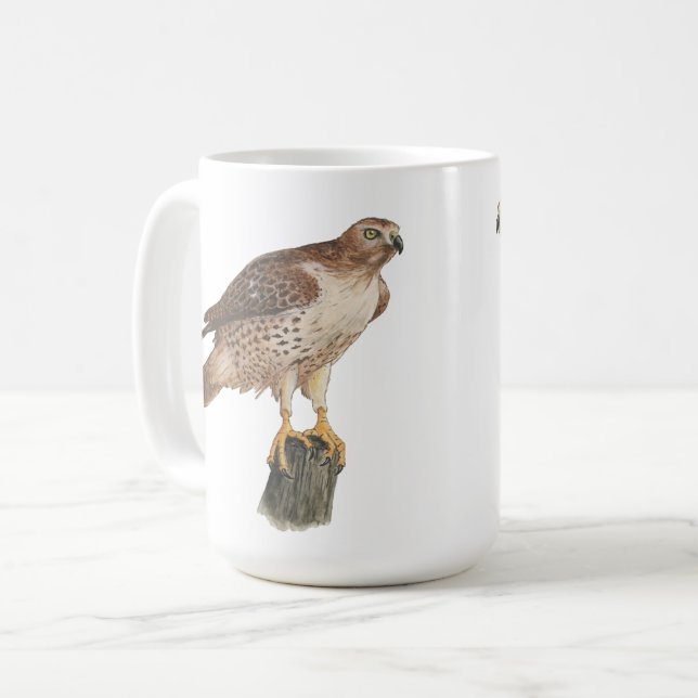 Habicht-Tasse Kaffeetasse (Vorderseite Links)