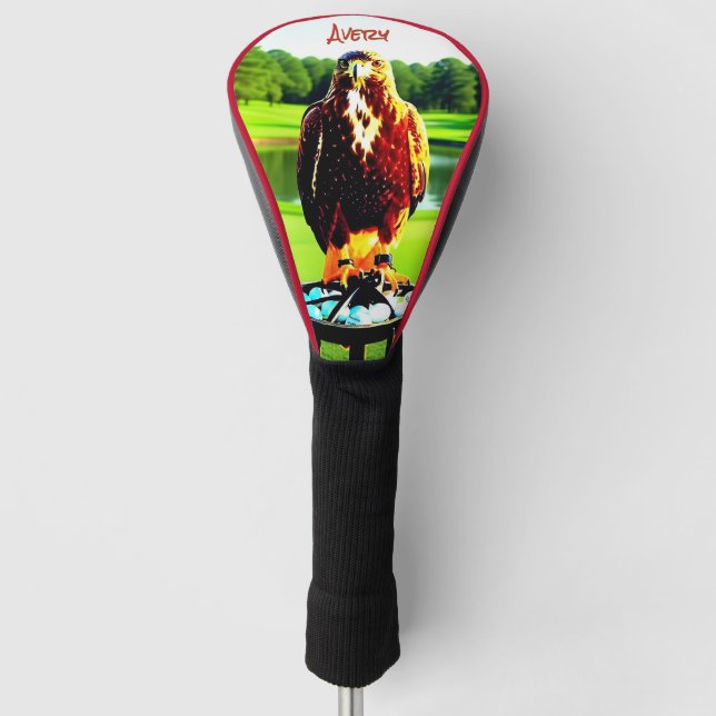 Habicht Tierführer Golf Headcover (Vorderseite)