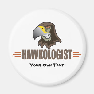 HABICHTE - Vögel, Schul-Sportteam-Maskottchen Magnet