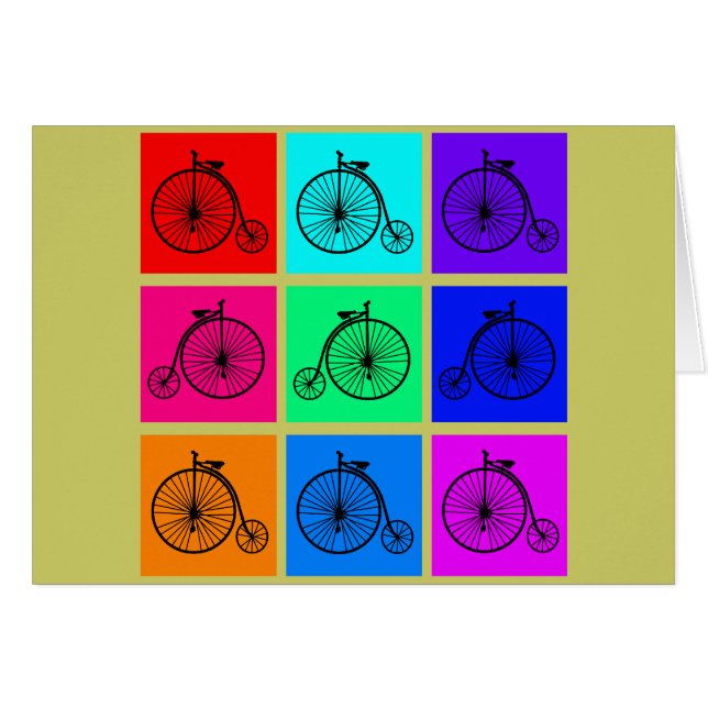 Habillement de vélo de deux-roues du cru d'art de (Devant horizontal)
