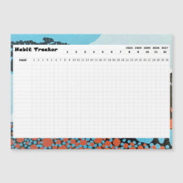 Habit Tracker Monterey Cypress Magnetkarte