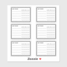 Habit Tracker Planner Aufkleber