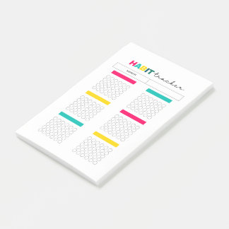 Habit Tracker Planner Journal Post-it Klebezettel