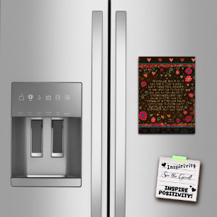 Habitudes motivationnelles Carte magnétique floral