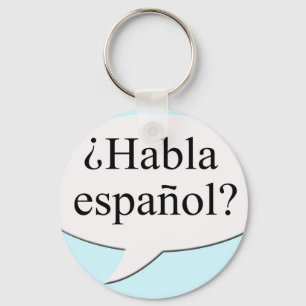 ¿Habla español? Sprichst du Spanisch? Schlüsselanhänger