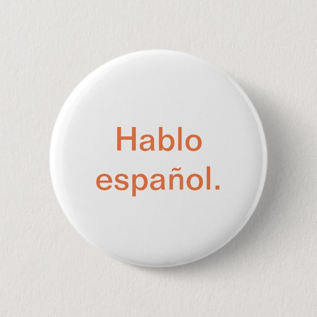 Hablo español button (Vorderseite)