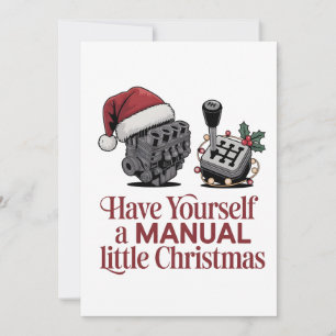 Habt ein fröhliches kleines Weihnachtsmechaniker  Einladung