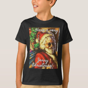 Habt ein sehr Jerry Weihnachten Garcia Santa Urlau T-Shirt