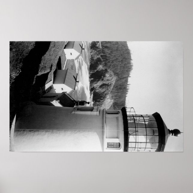 Hacenta Head Lighthouse FotografieKüste Poster (Vorne)