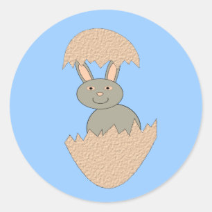 Hachage de lapin à partir d'Oeuf Stickers d'oiseau