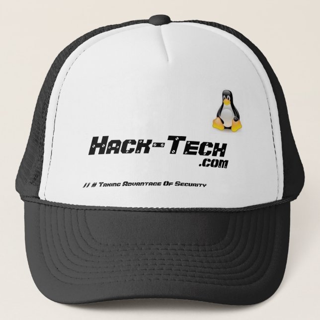 Hack-Tech.com #1 Truckerkappe (Vorderseite)