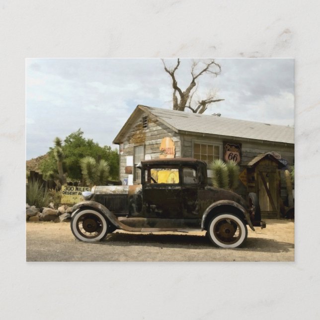 Hackberry General Store Route 66 Postkarte (Vorderseite)