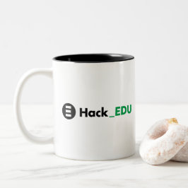 HackEDU Dark Two-Tone-Kaffee-Tasse Zweifarbige Tasse