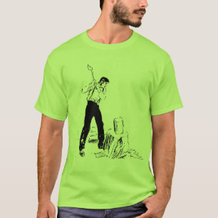 Hacken des Holzes T-Shirt