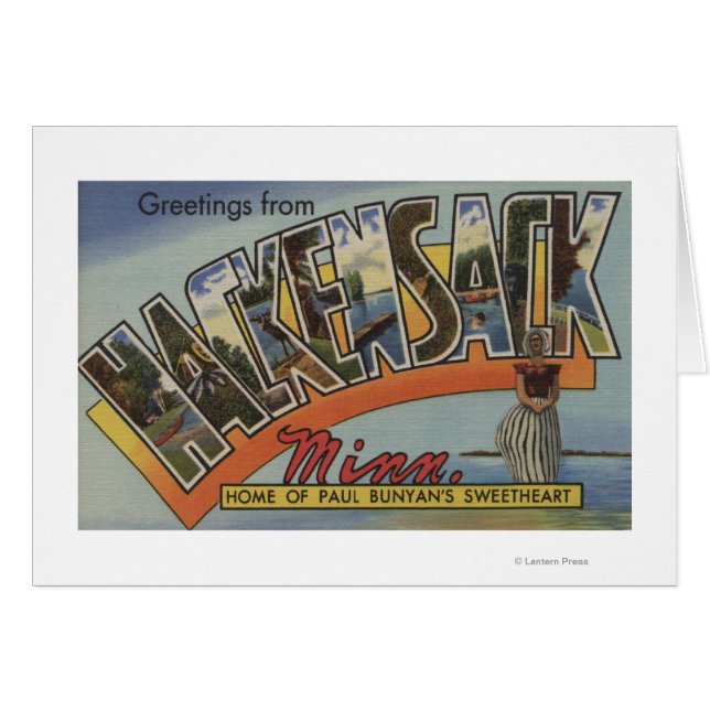 Hackensack, Minnesota - Große Buchstabenszenen (Vorderseite (Horizontal))