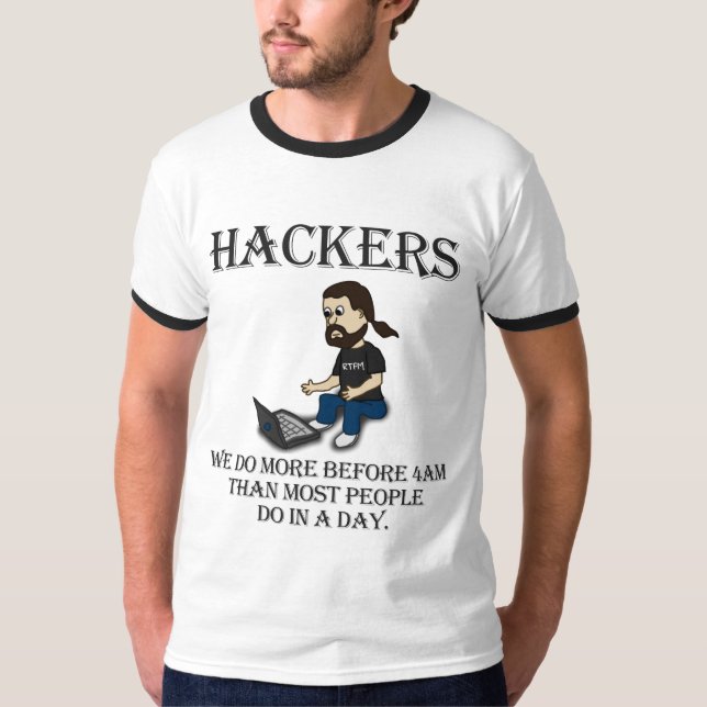 Häcker 4am (AR) T-Shirt (Vorderseite)
