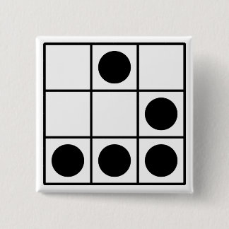 Hacker-Emblem Button