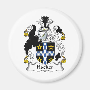 Hacker-Familienwappen Magnet