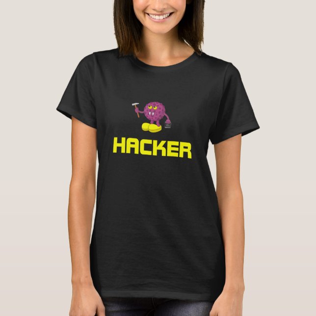 Hacker for a computer engineer T-Shirt (Vorderseite)