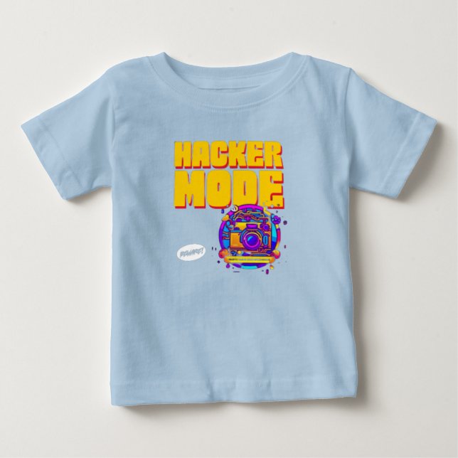 Hacker-Modus Baby T-shirt (Vorderseite)