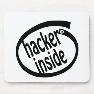 Hacker nach innen mousepad