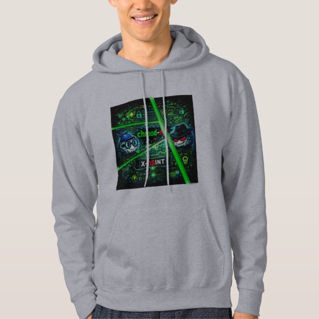 Hacker-Stimmung Hoodie (Vorderseite)