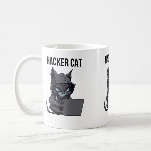 Hackerkatze Kaffeetasse (Links)