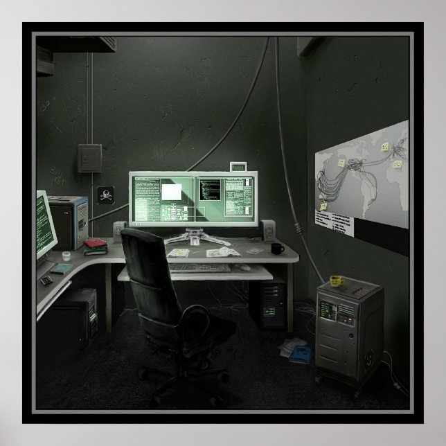 Hacker's Lair Poster (Vorne)
