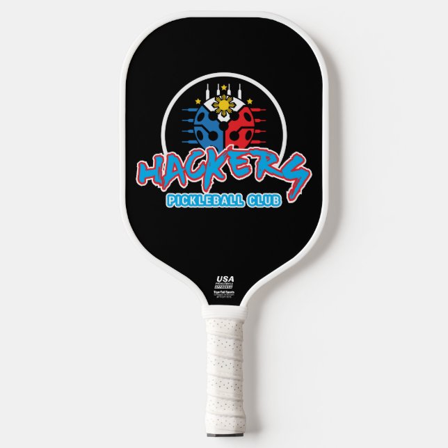 Hackers Pickleball Club Pickleball Paddle (Vorderseite)