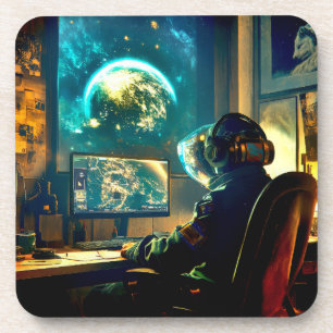 Hackerwelten Getränkeuntersetzer