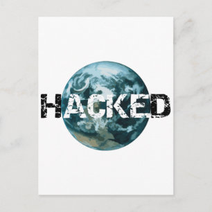 Hacket Planet Erde Postkarte