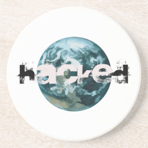 Hacket Planet Erde Sandstein Untersetzer