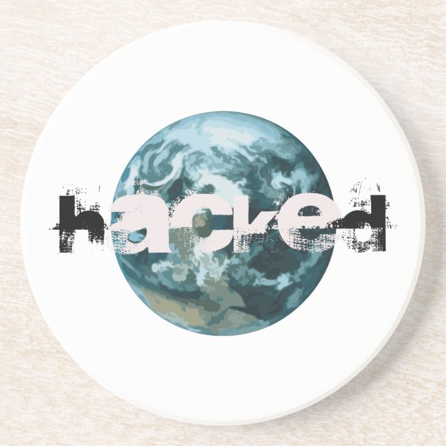 Hacket Planet Erde Sandstein Untersetzer (Vorne)