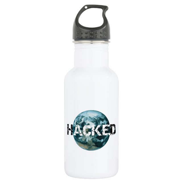 Hacket Planet Erde Trinkflasche (Vorderseite)
