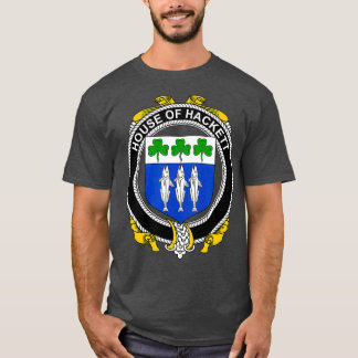Hackett Coat of Arms Familienwappen T-Shirt