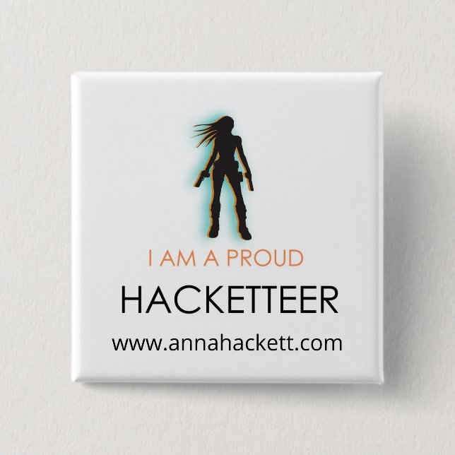 Hacketteer Button (Vorderseite)