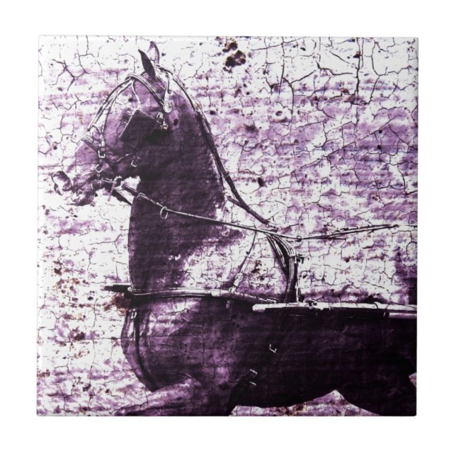 Hackey Crackle Digital Art Fliese (Vorderseite)