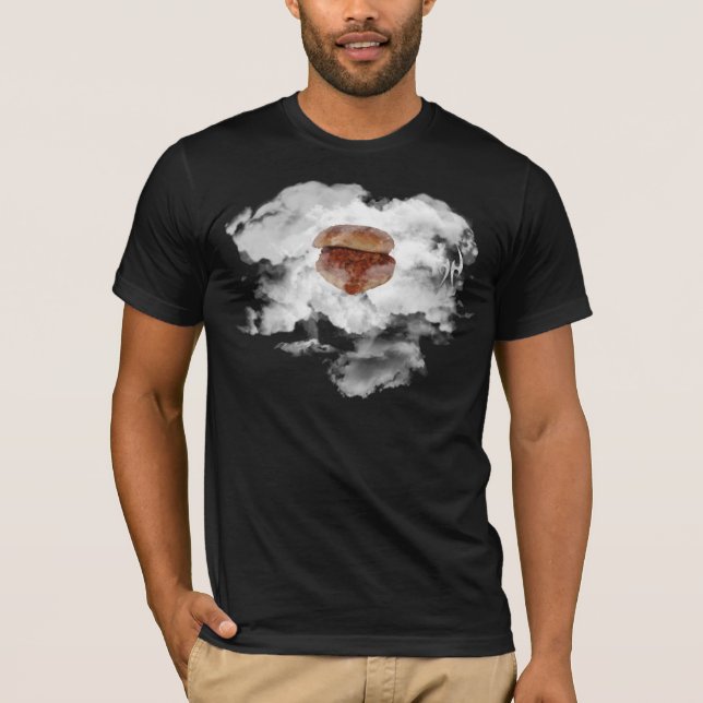 Hackfleisch mit Soße im Himmel T-Shirt (Vorderseite)