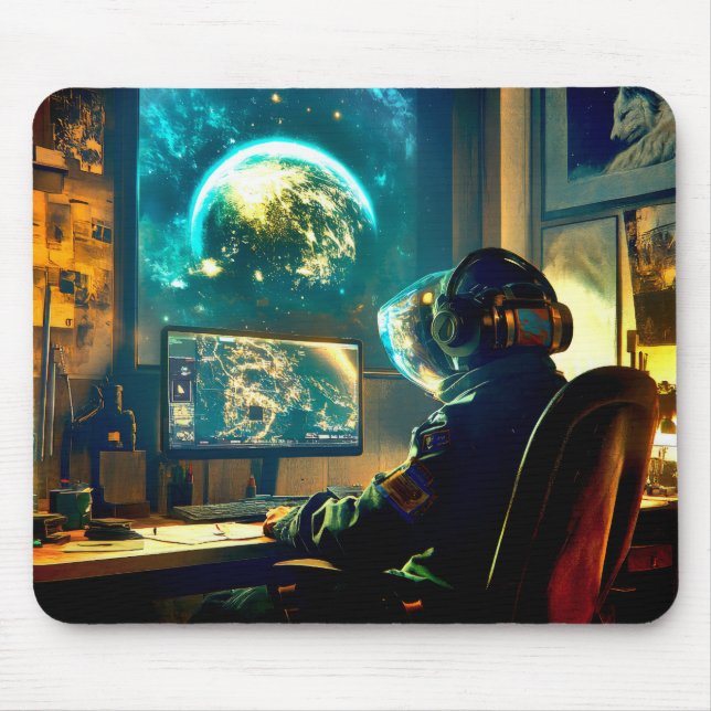 Hacking Welten Mousepad (Vorne)