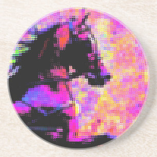 Hackney in Harness Getränkeuntersetzer